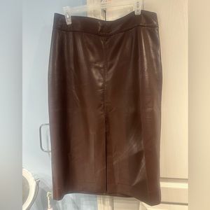 Aritzia Faux leather skirt
